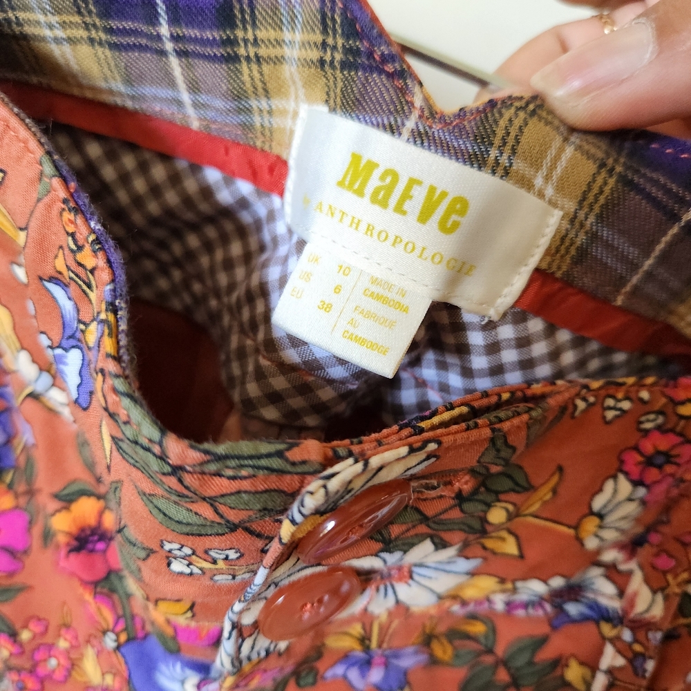 Anthropologie Maeve Flower power pants - Picture 7 of 7